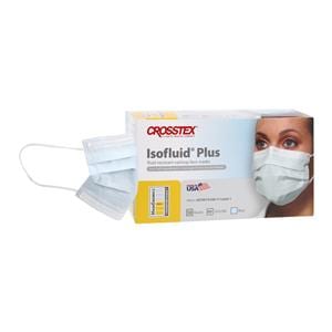 Isofluid Plus Earloop Mask ASTM Level 1 Blue 50/Bx