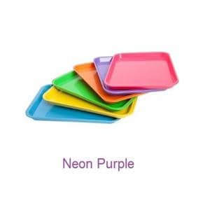 Set-Up / Flat Tray Size B Standard Neon Purple Ea