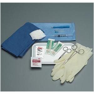 Biopsy Tray Gloves/4mm Biopsy Punch/Needle/Syringe