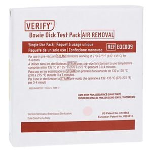 Verify Bowie Dick Indicator Test Pack 20Pk/Bx
