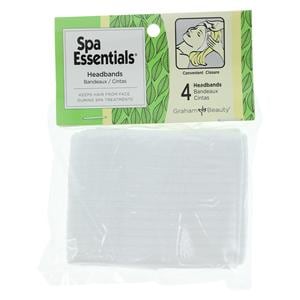 SpaEssentials Spa Headband White One Size Disposable 96/Ca