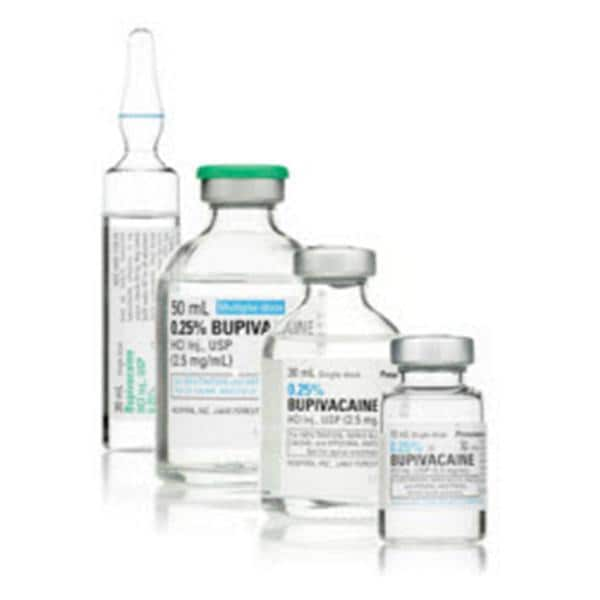 Bupivacaine HCl Epinephrine Injection 0.5% 1:200,000 PF SDV 10mL 10/Package