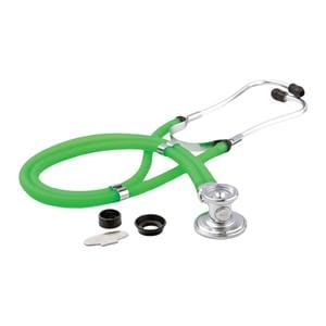 Adscope 641 Sprague Rappaport Stethoscope Adlt/Ped NeoGrn Double Lumen Tubing Ea