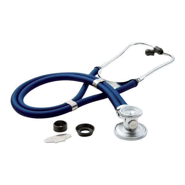 Adscope 641 Sprague Rappaport Stethoscope Adlt/Ped Ryl Bl Double Lumen Tubing Ea