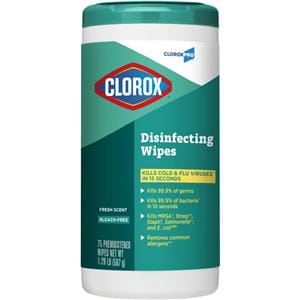 CloroxPro Disinfecting Wipes Fresh Scent 75 Count Ea