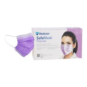 Safe+Mask Premier Earloop Mask ASTM Level 1 Lavender 50/Bx
