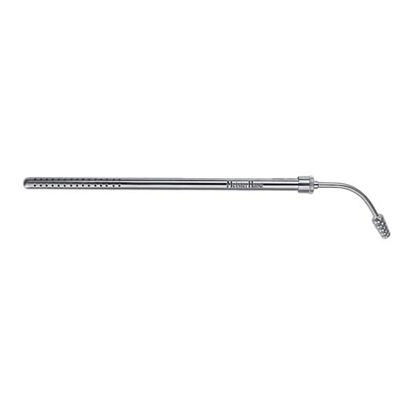 Meister-Hand Poole Suction Tube 23Fr Stainless Steel Autoclavable Reusable Ea