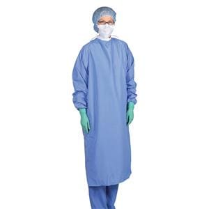 Blockade Surgical Gown 99% Polyester / 1% Carbon X-Large Ceil Blue 12/Ca