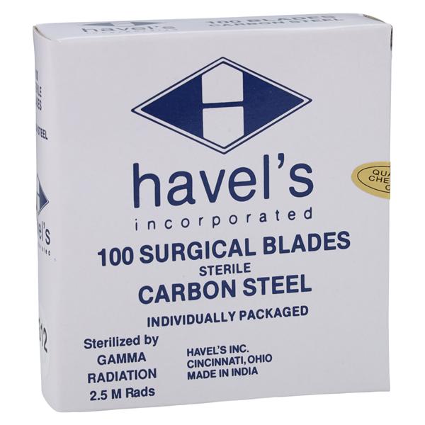 Blade Chisel #312 Carbon Steel Sterile Disposable 100/Bx