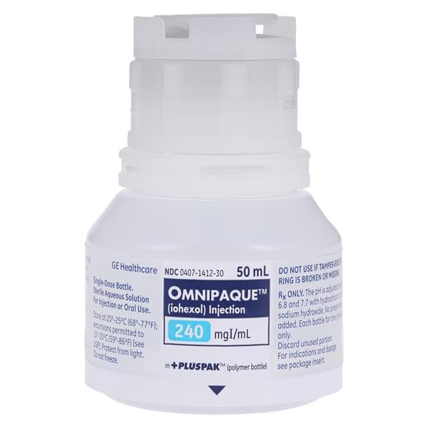 Omnipaque Injection 240mg/mL PlusPak Bottle 50mL 10/Bx