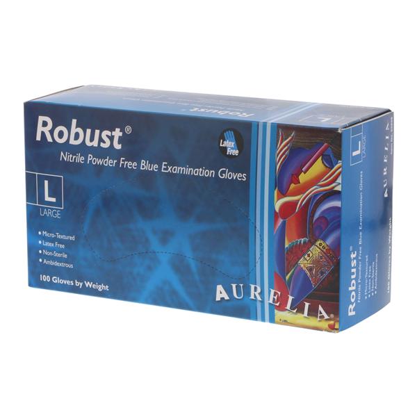 robust nitrile gloves large