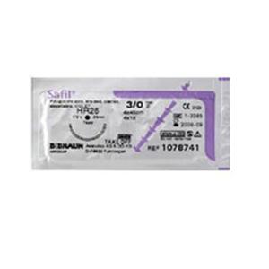 Safil Suture 2-0 27" Polyglycolic Acid Braid HR-26S Undyed 36/Bx