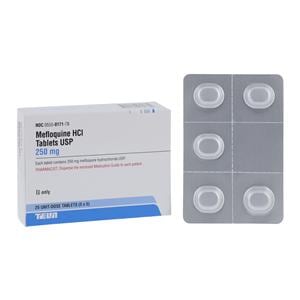 Mefloquine HCl Tablets 250mg Unit Dose 25/Pk