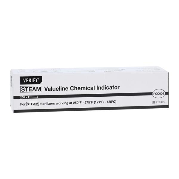 Verify Valueline Chemical Indicator Steam 250/Bx