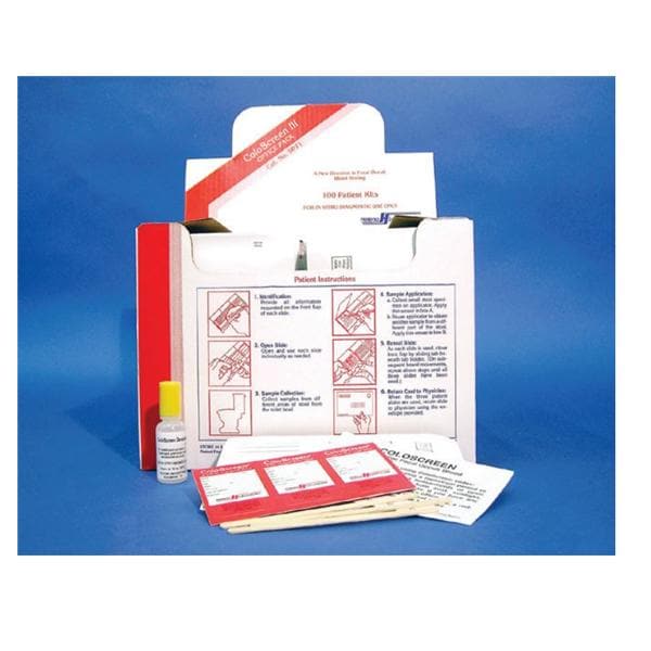 ColoScreen FOB Triple Slide Test Kit For Take-Home Use 80/BX