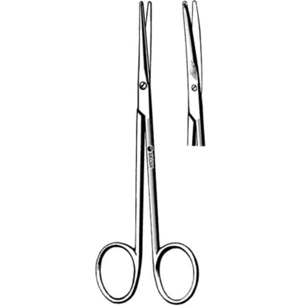 Metzenbaum-Lahey Dissecting Scissors Curved 4-1/2" Stainless Steel NS Rsbl Ea