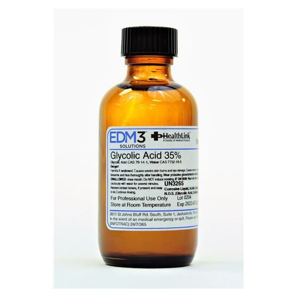 Glycolic Acid Reagent 35% 2oz With Color Chart Bt