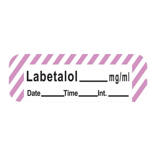 Anesthesia Label DTI Labetalol mg/ml White/Violet 1-1/2x1/2" 600/Rl