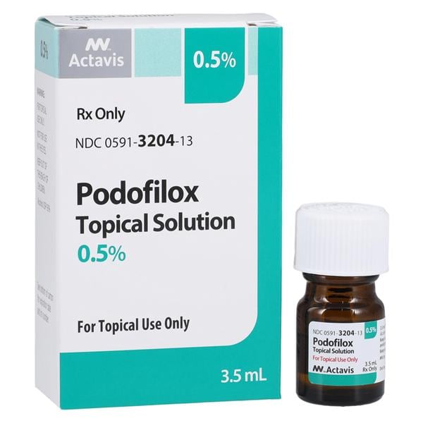 Podofilox Topical Solution 0.5% Bottle 3.5ml