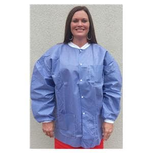 Lab Jacket X-Large Ceil Blue 10/Pk