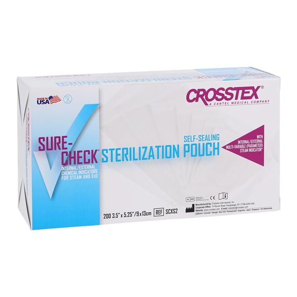 Sure-Check Sterilization Pouch 3.5 in x 5.25 in 200/Bx