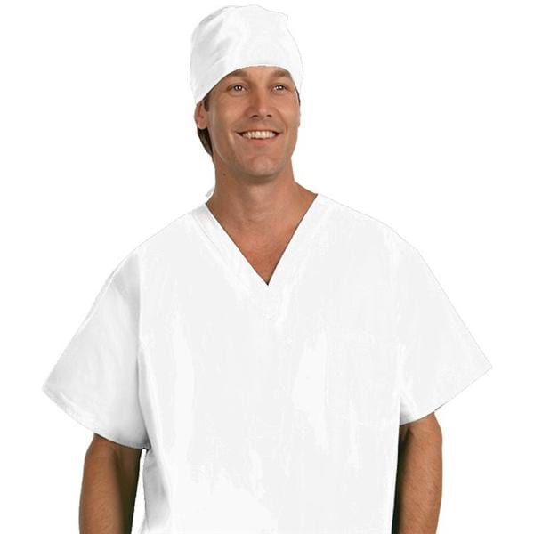 Surgical Scrub Cap One Size Fits Most White 12/Bx