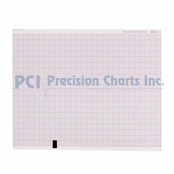 ECG/EKG Recording Paper New For Mortara ELI 150 24Pk/Ca