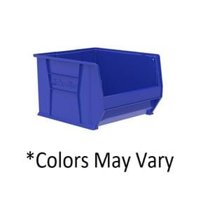 Super-Size AkroBins Storage Bin Blue Plastic With Label Holder 20x18-3/8x12" Ea