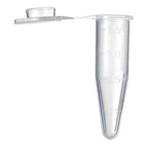 Fisherbrand Premium Microcentrifuge Tube PP .5mL 10.8x40.6 Atoclv 500/Pk