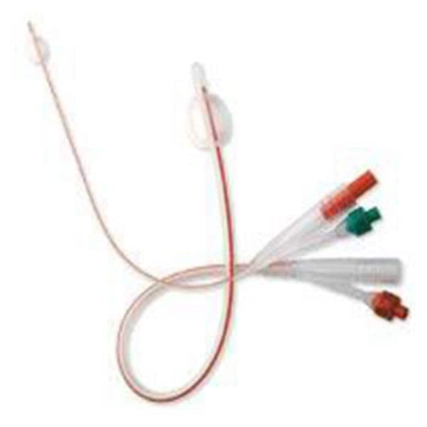 Catheter Foley Folysil 24Fr 15cc Indwelling Straight Tip Silicone 2-Way 16" 5/Bx