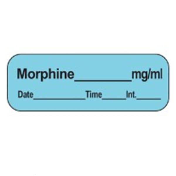 Label Morphine 600/Rl 600/Rl
