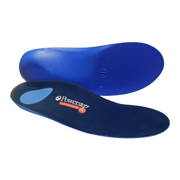 Powerstep ProTech Classic Plus Insole Black/Blue Full Length M 5-5.5 / W7-7.5