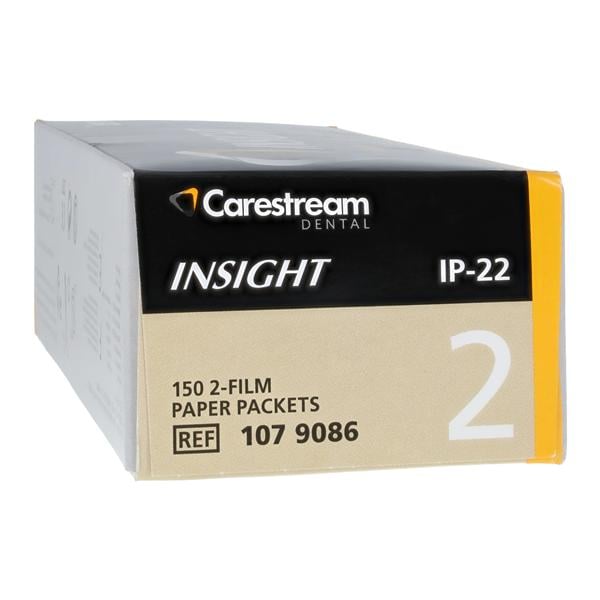 Insight Intraoral Dental Film IP-22 2 F Speed 150/Bx, 50 BX/CA