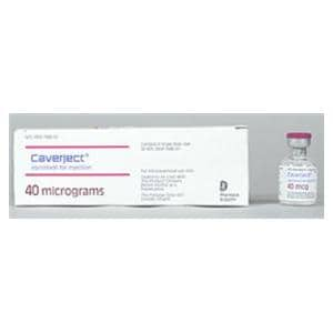 Caverject Injection 40mcg Powder SDV 6/Pk