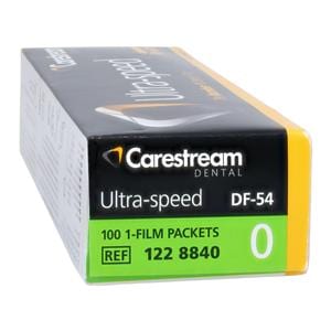Ultra-Speed Intraoral X-Ray Film DF-54 Size 0 D Speed 100/Bx, 80 BX/CA