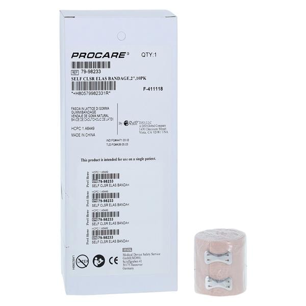 ProCare Stretch Bandage Elastic 2"x5yd 10/Pk