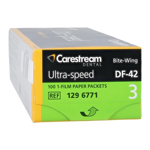 Ultra-Speed Intraoral X-Ray Film DF-42 Size 3 D Speed 100/Bx