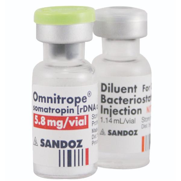Omnitrope Injection 5.8mg Powder Vial 8/Bx