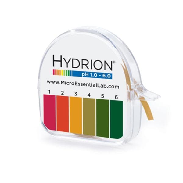 Hydrion pH Test Strip 1-6 Range 10/Pk