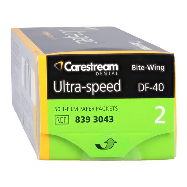 Ultra-Speed Intraoral X-Ray Film DF-40 Size 2 D Speed 50/Bx