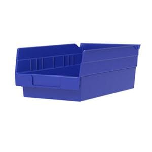 Shelf Bin Blue Polypropylene 11-5/8x6-5/8x4" 12/Bx