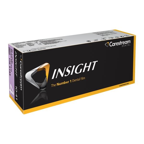 Insight Intraoral Dental Film IO-41 4 F Speed 25/Bx