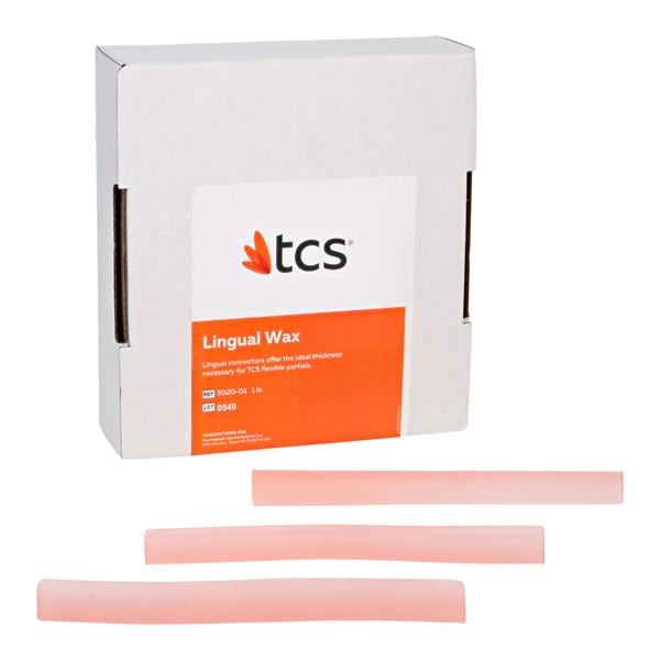 TCS Lingual Bar Wax Pre-Formed 1lb/Ea