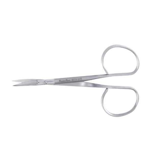 Meister-Hand Iris Scissors Curved 4" Stainless Steel Ea