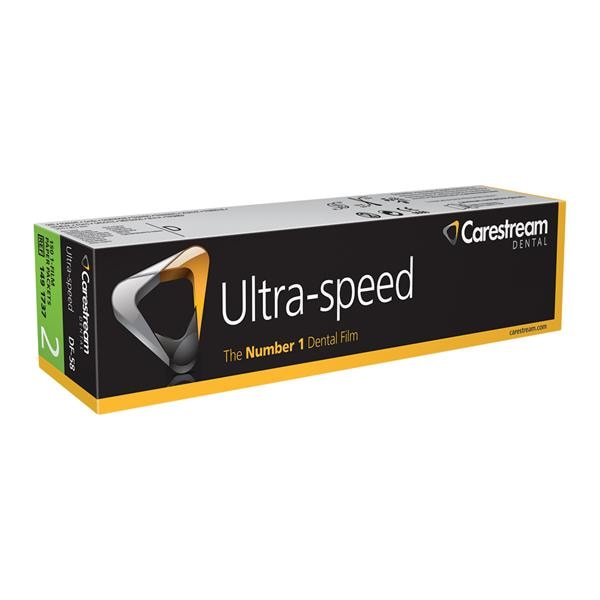 Ultra-Speed Intraoral X-Ray Film DF-58 Size 2 D Speed 150/Bx