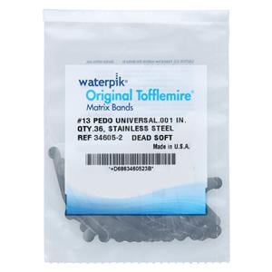 Waterpik Original Tofflemire® Dead Soft Matrix Band 0.001 in Sz Pd Univ 13 36/Pk