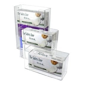 Acrylic Glove Box Holder Triple