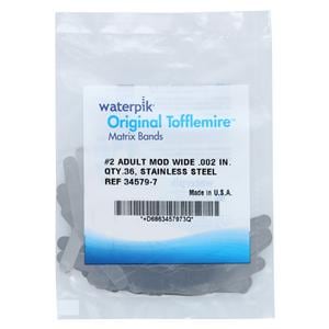 Tofflemire Matrix Band 0.002 in Size Adult MOD Wide 2 36/Pk