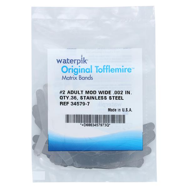 Tofflemire Matrix Band 0.002 in Size Adult MOD Wide 2 36/Pk