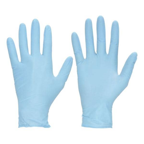 Microflex Nitrile Exam Gloves X-Large Blue Non-Sterile